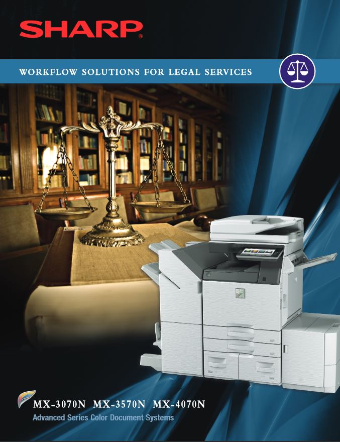 Color Advanced Legal Brochure Cover, Sharp, ABM Business Systems, Sharp, Copier, Printer, MFP, Service, Supplies, HP, Xerox, CT, Connecticut