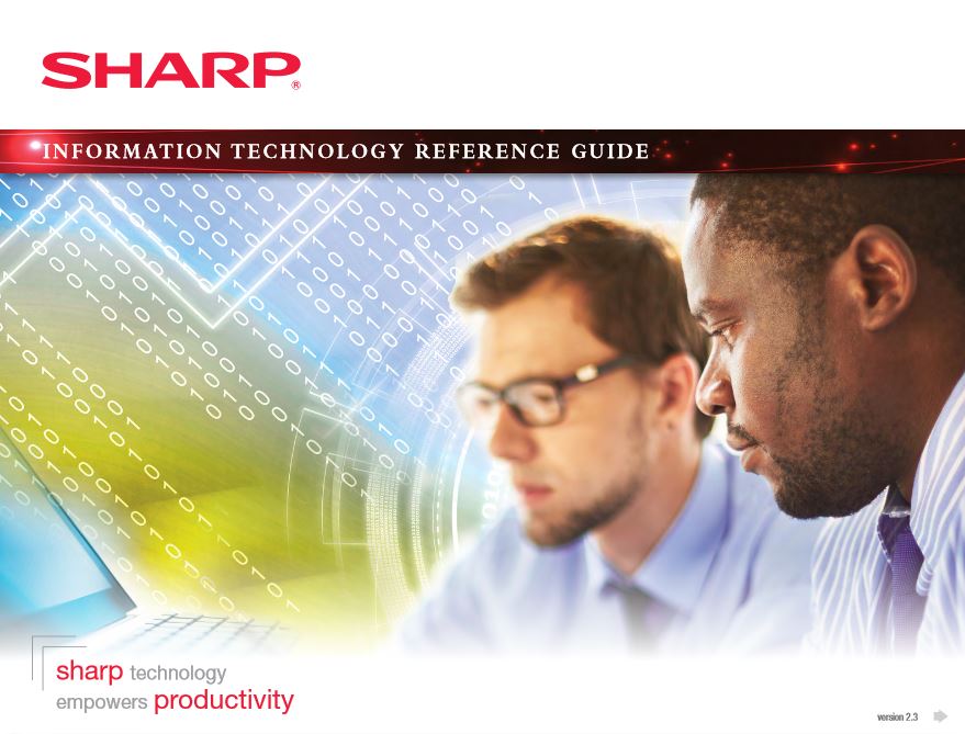 Security IT Reference Guide, Sharp, ABM Business Systems, Sharp, Copier, Printer, MFP, Service, Supplies, HP, Xerox, CT, Connecticut