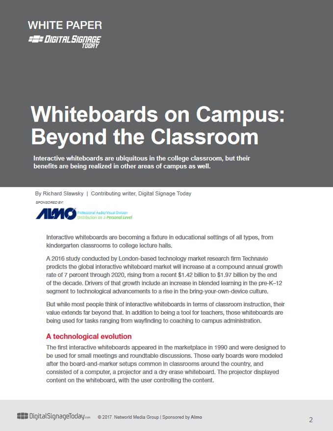 Whiteboards On Campus Beyond The Classroom White Paper, Sharp, ABM Business Systems, Sharp, Copier, Printer, MFP, Service, Supplies, HP, Xerox, CT, Connecticut